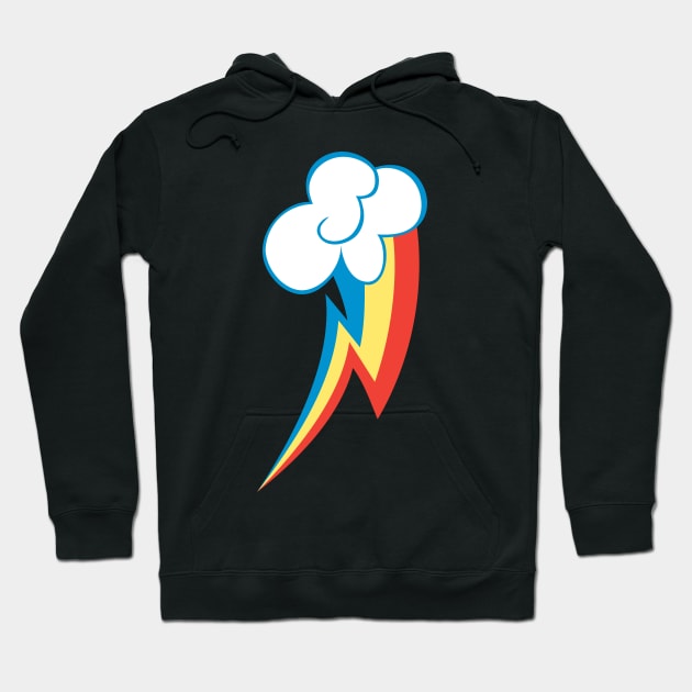 Rainbow Dash Cutie Mark My Little Pony Hoodie by Rutger_J